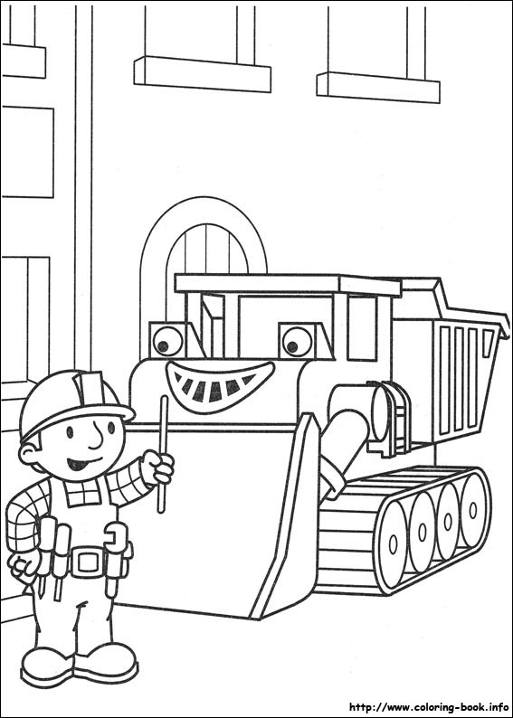 Bob the Builder coloring picture